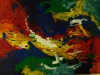 Color Swirls - Acrylic Paintings - By Glenda Roark, Abstract Painting Artist