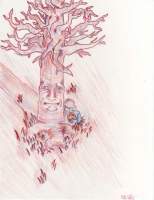 A Day With My Tree - Color Pencils Drawings - By Nathan White, Ambient Drawing Artist