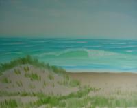 Pensacola Beach - Oil On Canvas Paintings - By Cathey Schuster, Impressionism Painting Artist