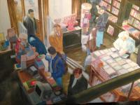 Sunlit Bookstore - Oil On Canvas Paintings - By Leslie Dannenberg, Realism Painting Artist