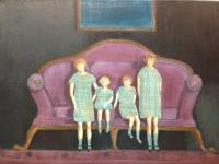 Interiors And Exteriors - Four Sisters - Oil On Canvas