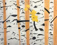 Trees - Aspen Trees Fall Colors - Oil On Canvas