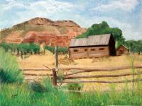 Grafton Utah - Pastel Paintings - By Jack Spath, Realism Painting Artist