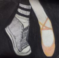 Dance - Pastel And Color Pencil Drawings - By Connie Denoon, Realism Drawing Artist