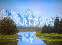 Crystal Mountain - Oil Paintings - By Connie Denoon, Landscape Painting Artist