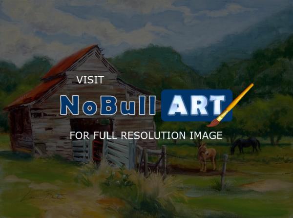 Painting - Claras Barn - Oil