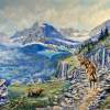 Glacier Glory - Oil Paintings - By James Corwin, Impressionism Painting Artist