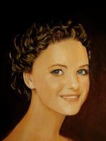 A Golden Smile - Oil Paintings - By Joan Butler-Gore, Realism Painting Artist