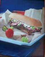 Oh Yummy - Acrylic On Board Paintings - By Deborah Boak, Original Paintings Painting Artist
