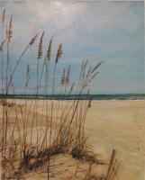 A Walk On The Beach - Acrylic On Canvas Paintings - By Deborah Boak, Realism Painting Artist