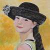 Mona Lisa Smile - Acrylic On Paper Paintings - By Deborah Boak, Realism Painting Artist