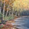 Fall Road - Acrylic On Canvas Paintings - By Deborah Boak, Realism Painting Artist