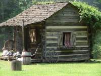 Old Buildings - Old Log Cabin - Digital