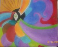 Faith In Colors - My Minds Eye - Oil Pastel