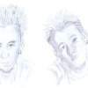 Mike Shinoda - Pencil  Paper Drawings - By Melissa Van Der Pas, Sketch Drawing Artist