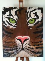Nature - Tiger Face - Acrylic