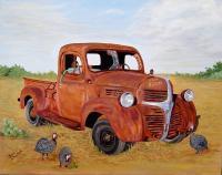 Just A Tad Redneck - Oil On Canvas Paintings - By Karin Sutherland, Realism In Oil Paintings Painting Artist