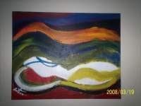 Enviro-Scape - Acrylic On Canvas Paintings - By Peter Antinoro Phd, Abstract Painting Artist