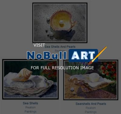 Bestselling Art - Bestselling Art Sea Shells Series - Watercolor