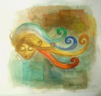 Colors Of The Wind - Watercolor And Color Pencil Other - By George Stanley Jr, Add New Artwork Style Other Artist