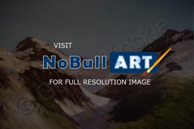 Landscape - Snowscape 4660 - Oil On Canvas