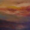 Fire In The Sky - Oil On Canvas Paintings - By Geoff Winckle, Impressionism  Realism Painting Artist