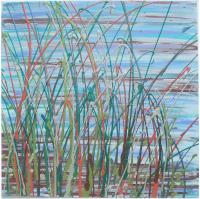 Sea Grass - Acrylic On Gallery Wrapped Can Paintings - By Grace Simkins, Abstract Painting Artist