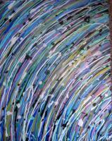 Splash - Acrylic On Gallery Wrapped Can Paintings - By Grace Simkins, Abstract Painting Artist