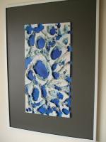 Fragile Crust Blue 2012 - Spray Paint Mixed Media - By David Hover, Contemporary Mixed Media Artist