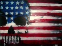 My American Dream - Mixed Media Paintings - By Zac Mauer, Americana Painting Artist