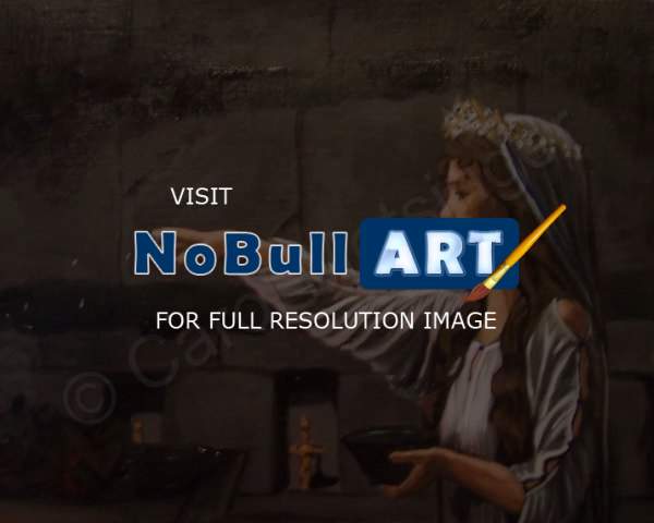 Historical - Trojan Priestess - Acrylic