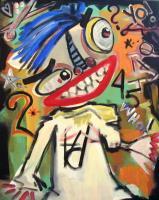 Neo  Expressionism - Who Is It - Acrylic