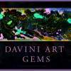 Davini Art Gem 08100 - Mixed Media Paintings - By Danny Davini, Abstract Painting Artist
