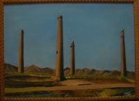 Minar Herat - Oil Painting Paintings - By Yaldash Parsa, Oil Painitngs Painting Artist