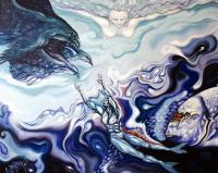 Consciousness Fileds Ix - Oil On Canvas Paintings - By Ibrahim Savas Pekdemir, Surreal Painting Artist