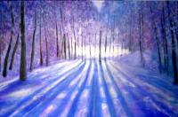 Recent Works - A Long Winter - Acrylic On Gallery Canvas