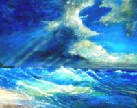 Under Currents - Acrylic On Gallery Canvas Paintings - By Marie-Line Vasseur, Realism Painting Artist