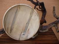 Ambrosia Maple Platter Bowl - Ambrosia Maple Woodwork - By Larry Kingsley, Lathe Turned Woodwork Artist