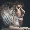 King Leo - Acrylic Paintings - By Diane Deason, Realistic Painting Artist