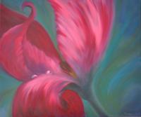 The Tulip - Oil On Canvas Paintings - By Maria Slynko, Impressionism Painting Artist