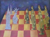 The Next Grandmaster - Pastels Paintings - By Elena Malec, Modern Painting Artist