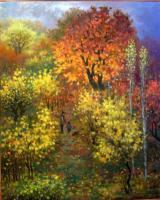 Autumn - Other Paintings - By Dilorom Abdullaeva, Other Painting Artist