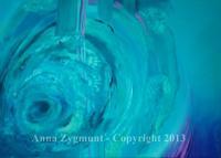 Lazure Whirpool 2011 Oil On Canvas Cm50X70 - Oil On Canvas Paintings - By Anna Zygmunt, Abstract Painting Artist