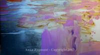 Back 2012 Oil On Canvas Cm40X70 - Oil On Canvas Paintings - By Anna Zygmunt, Abstract Painting Artist