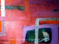 Cringed Oils  Year 2011 - Oil On Canvas Paintings - By Anna Zygmunt, Abstract Painting Artist