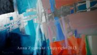 Abstract Discovery 3 Year 2012 - Oil On Canvas Paintings - By Anna Zygmunt, Abstract Painting Artist