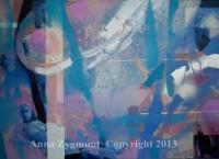 Brilliant2012Oil On Canvascm60X70 - Oil On Canvas Paintings - By Anna Zygmunt, Abstract Painting Artist