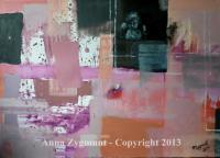 Nick Angel Year 2012 - Oil On Canvas Paintings - By Anna Zygmunt, Abstract Painting Artist
