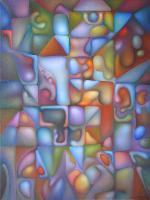 Pk Variation 2 - Oil Painting On Canvas Paintings - By Orest Dubay, Abstract Painting Artist