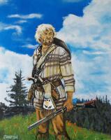 How The West Was Won - Oil On Canvas Board Paintings - By Edward Martin, Portrait Painting Artist